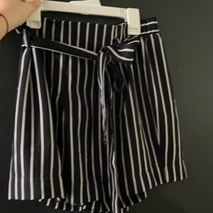 Flowy dress shorts, chic it could be dressed up or a casual outing.